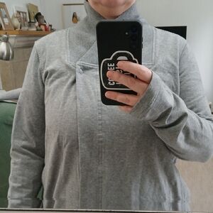 Lululemon Athletica Gray Wrap Jacket
